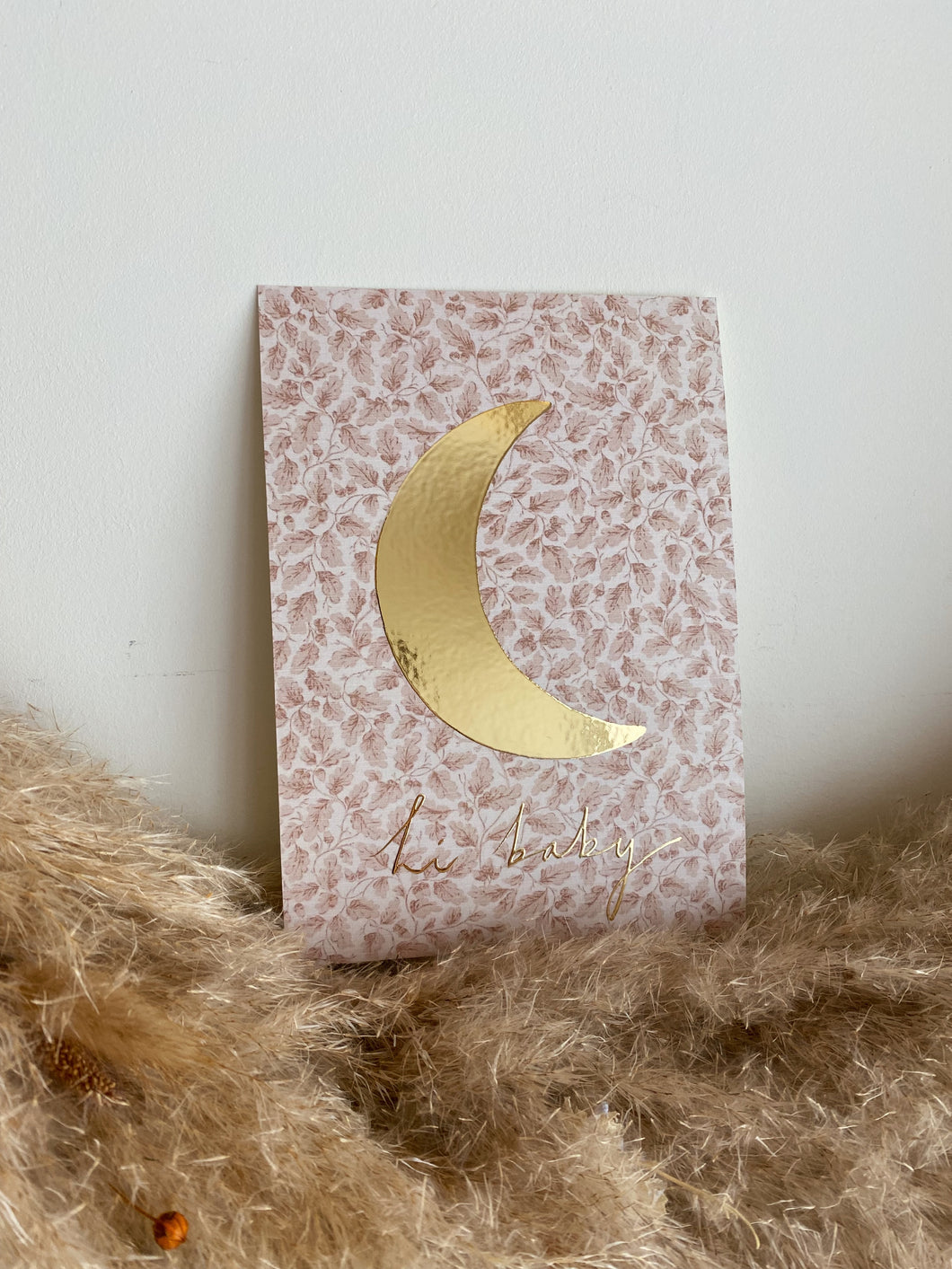 Moon card - Hi Baby