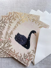 Load image into Gallery viewer, Set of 4 Black Swan