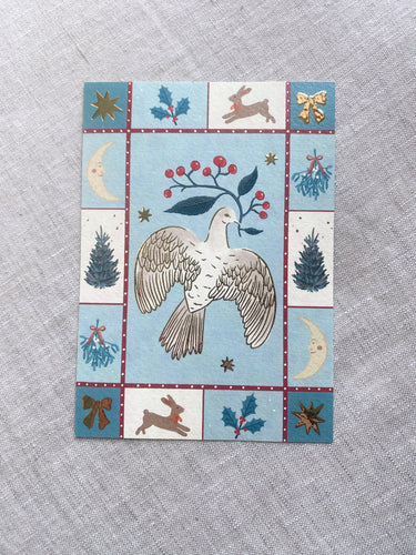 Single card White Pigeon