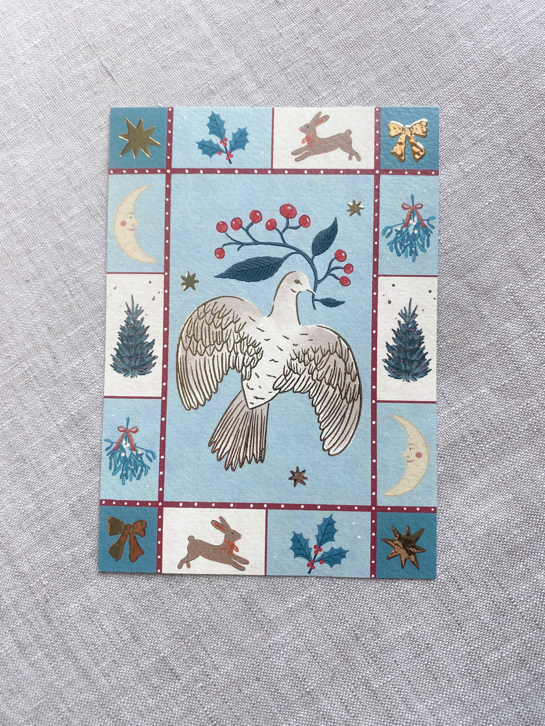 Single card White Pigeon