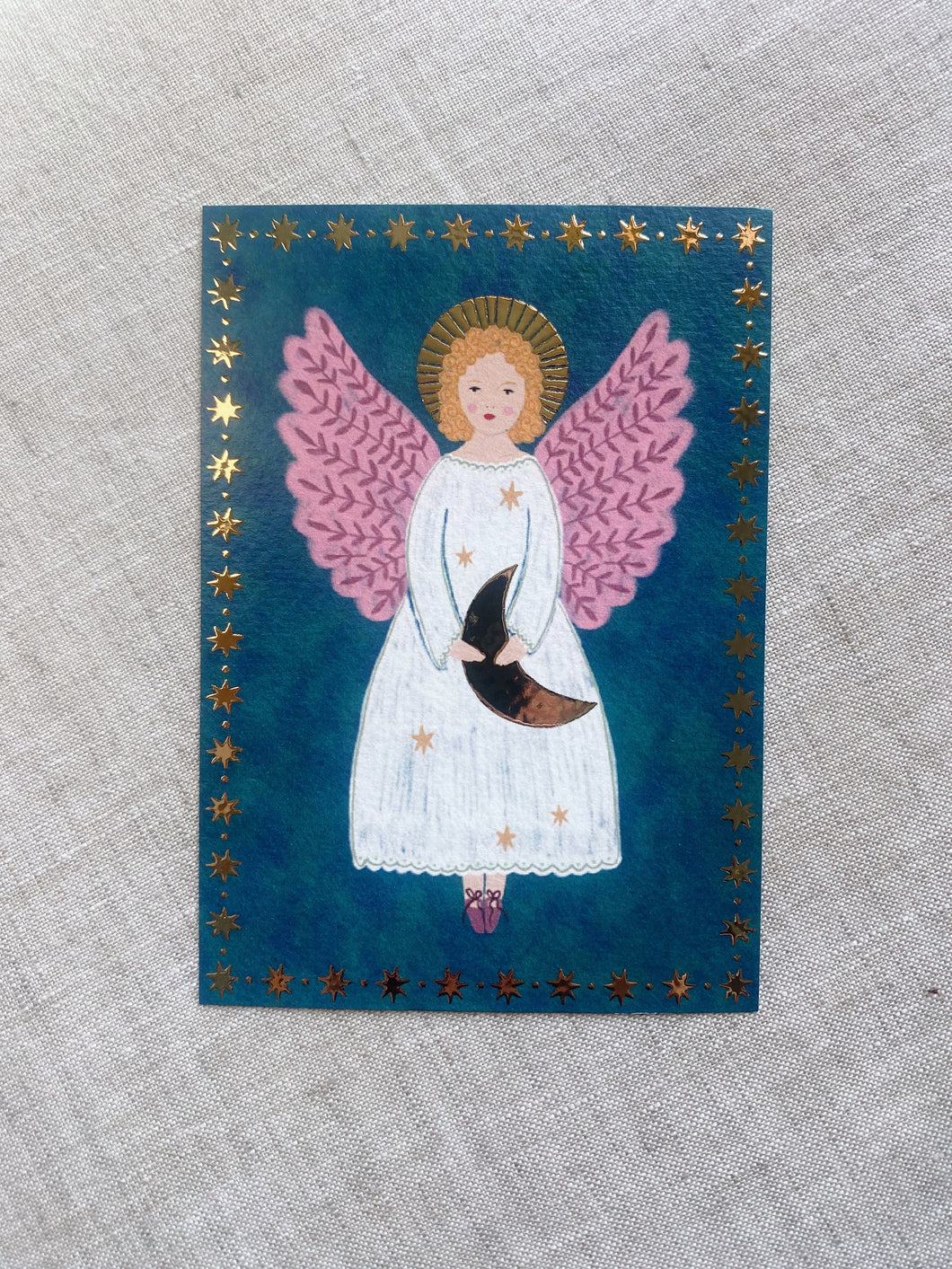 Single card Christmas Angel