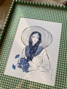 Farm Girl Print