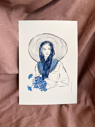 Farm Girl Print