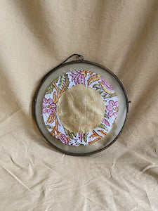 Vintage Moon Round - Pink/Yellow