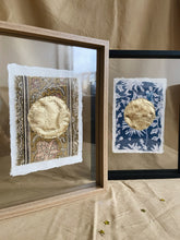 Load image into Gallery viewer, Vintage Moon on Cotton paper (with or without frame) - Green/Beige