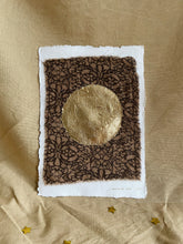 Load image into Gallery viewer, Vintage Moon on Cotton paper (with or without frame) - Brown