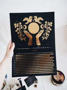 Moon Calendar - New Moon Package with Cozy Candle