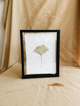 Load image into Gallery viewer, Large Golden Ginkgo A4 imprint (with or without frame)
