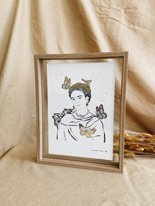 Frida Print A4 or A5 (with or without frame)