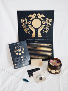 Moon Calendar - New Moon Package with Cozy Candle