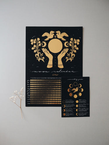 Moon Calendar + Connecting Guide
