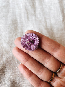 Wax Seal Purple Flower