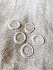 Wax Seal French Lily White