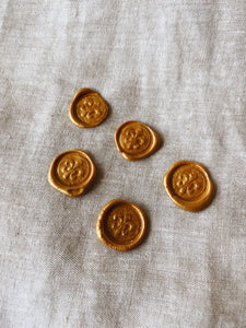 Wax Seal French Lily Gold