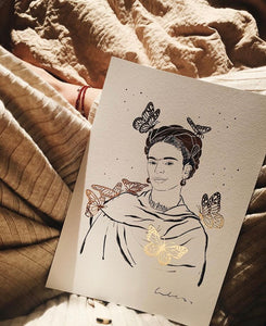 Frida Print A4 or A5 (with or without frame)