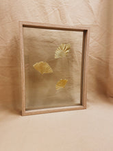 Load image into Gallery viewer, Golden Ginkgo Family in big floating frame