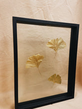 Load image into Gallery viewer, Golden Ginkgo Family in big floating frame