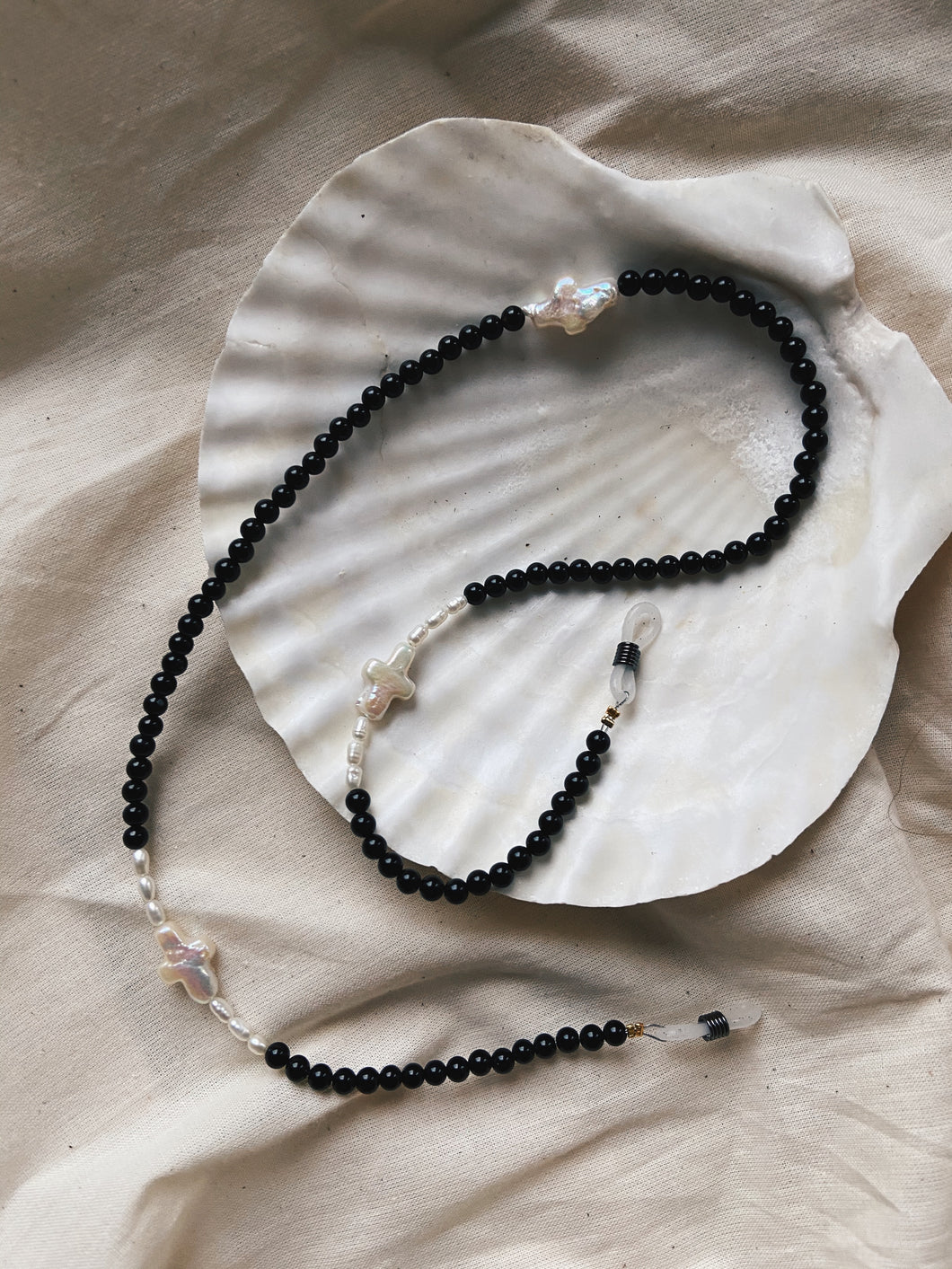 Onyx and Pearl Cord