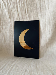 Moon card - Navy