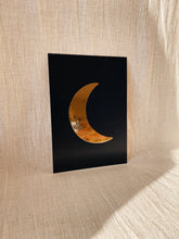 Load image into Gallery viewer, Moon card - Navy