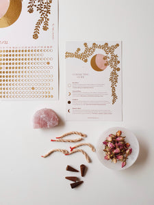 Moon calendar - Rose package
