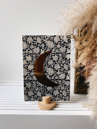 Moon card - Blockprint