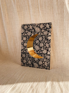 Moon card - Blockprint
