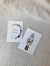 Load image into Gallery viewer, Set of 4 Christmas Cards - 2 Nutcracker / 2 Happy Holidays