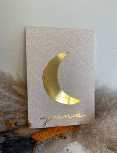 Moon card - Leaf Nude